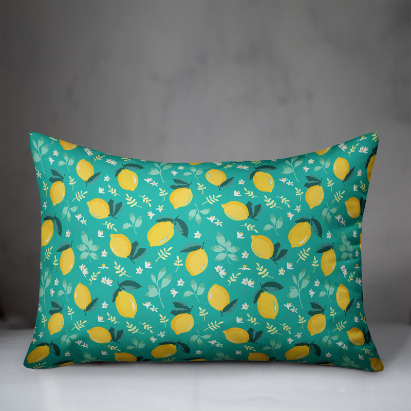  Lemon Rectangular Pillow Cover & Insert