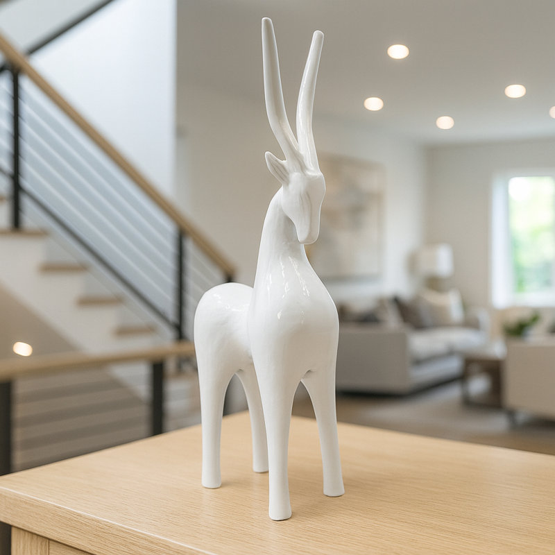 Pettry Animals Figurines & Sculptures, White