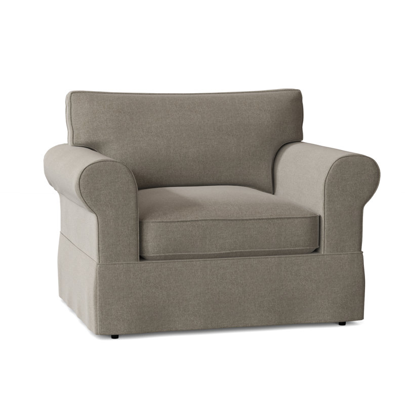 Fauteuil à housse large Kingsbridge, Eucalyptus Crafty