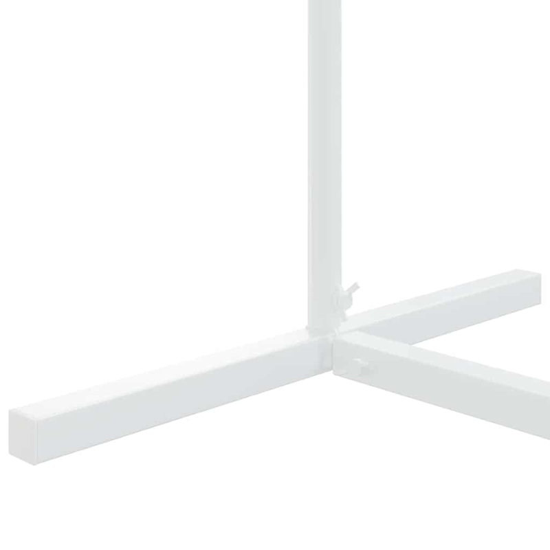 100cm W x 39cm D Steel Arbour, White