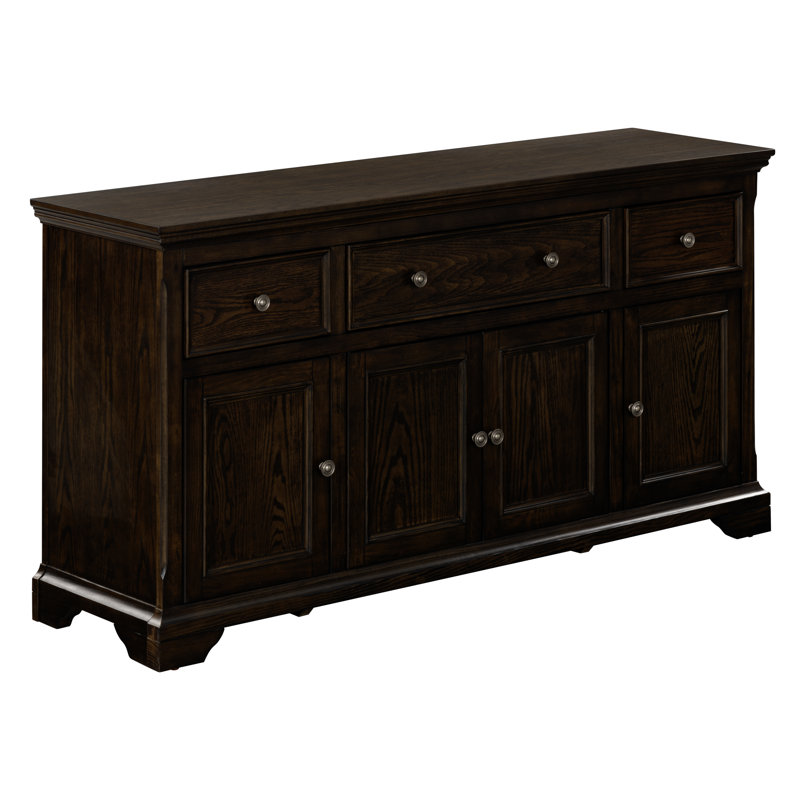 Commode 4 tiroirs Joseph, Dark Walnut