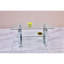 Table basse transparente en verre trempé avec 2 rangements - Bureau rectangulaire moderne argenté pour le bureau, le salon, le compartiment de la chambre à coucher