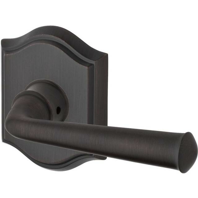 Baldwin Federal Keyed Door Lever with Traditional Arch Rose | Wayfair