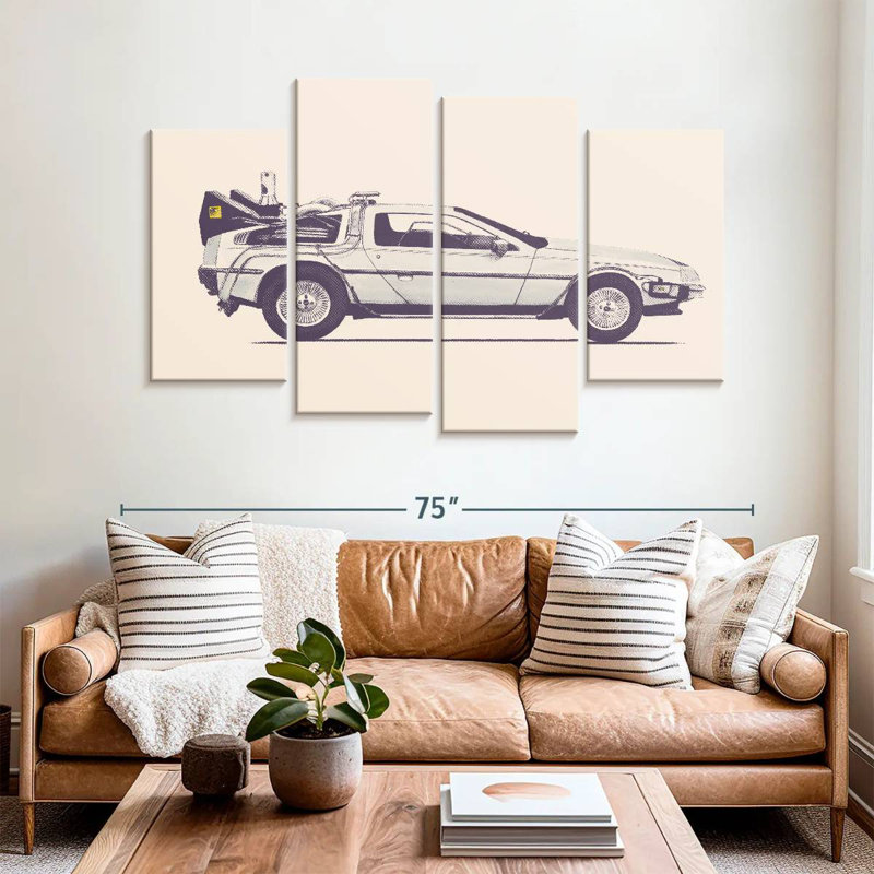 Meor Delorean, H 42 po x l 68 po