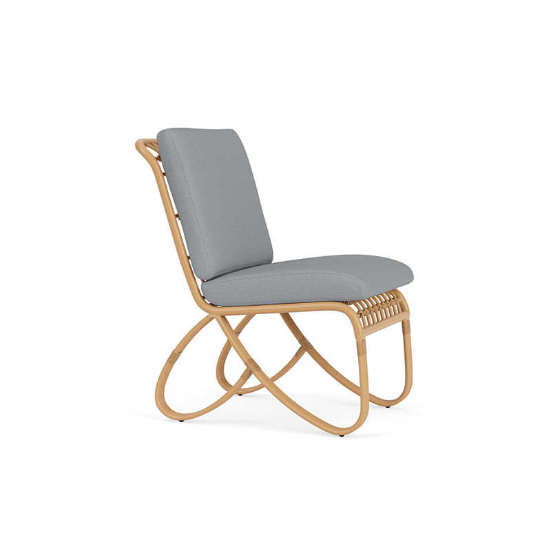 Riviera Outdoor Dining Side Chair, Sandberg Pewter