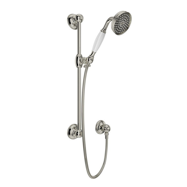 Spa Handshower Set with 22" Slide Bar and Single-Function Handshower