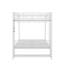 Lit superposé double en métal avec lumière DEL et tablettes en filet-955078071