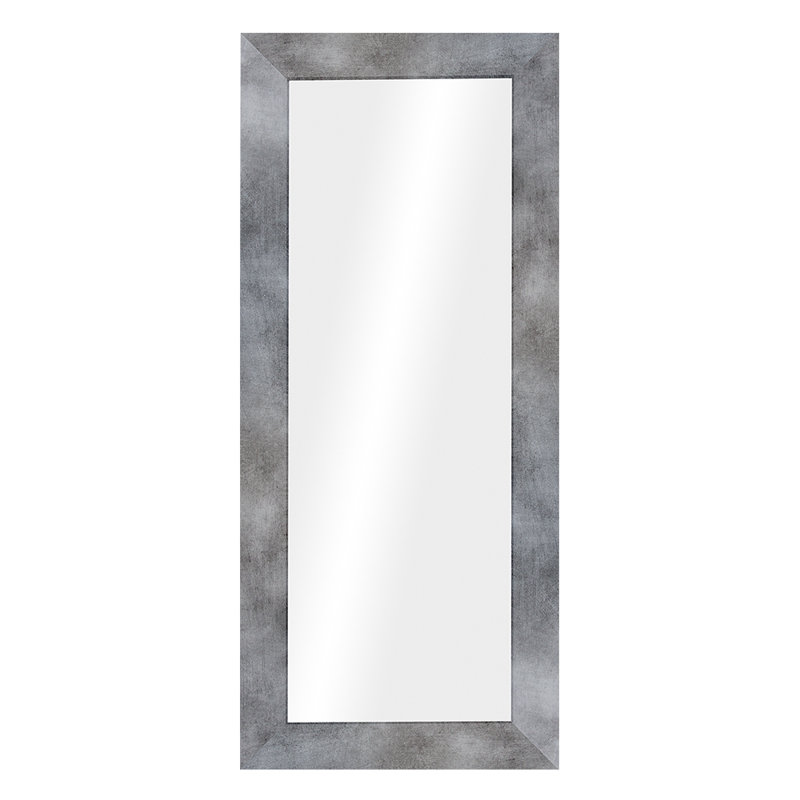 Jarel Flat Full Length Mirror, 148cm H x 60cm W, Grey