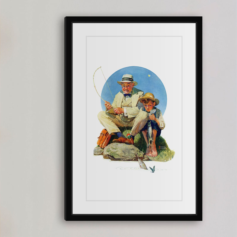 Norman Rockwell - Wrapped Canvas Print, 91 cm H x 61 cm W x 4 cm D
