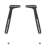 DCOR Design Single Screen Wall Mount