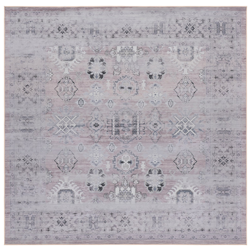 Tucson Performance Machine Washable Oriental Rug, Square 6'