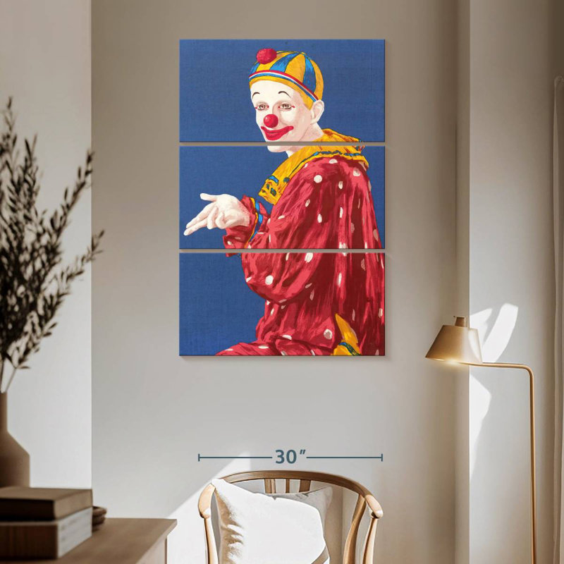 Leisha Clown, 65" H x 42" W