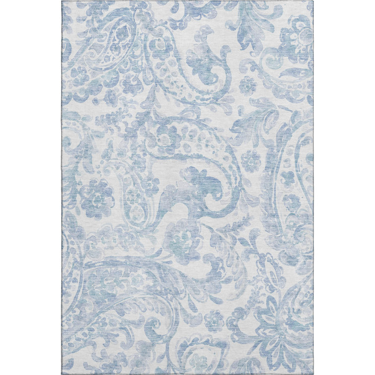 Premium Machine Washable Prisco Sky Rug