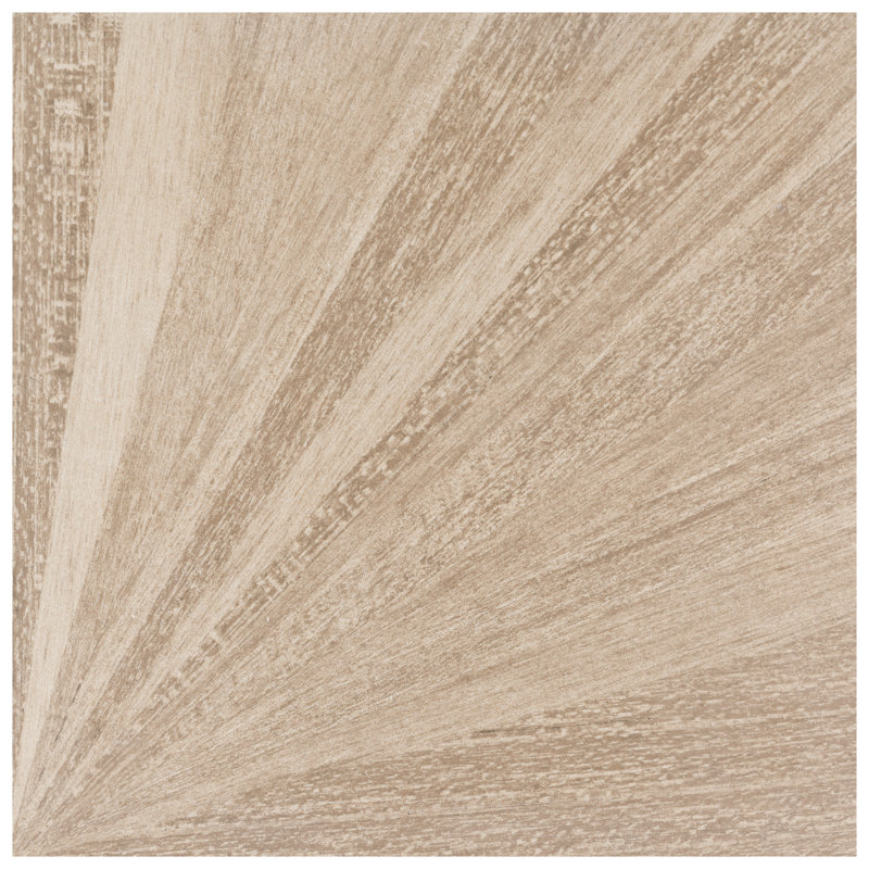 Carrelage mural en porcelaine Komi Murlen 7-7 / 8 "x 7-7 / 8", Marron clair