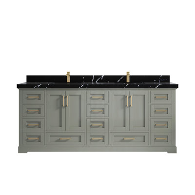 Ensemble de meuble-lavabo double 84 po Esin