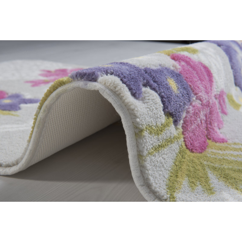 Tigridie Bath Rug, Grey