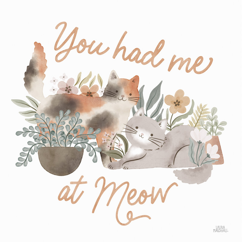 «Garden Friends II» par Laura Marshall, H 12 po x l 12 po