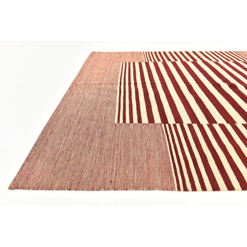 Square Jessen Red Rug