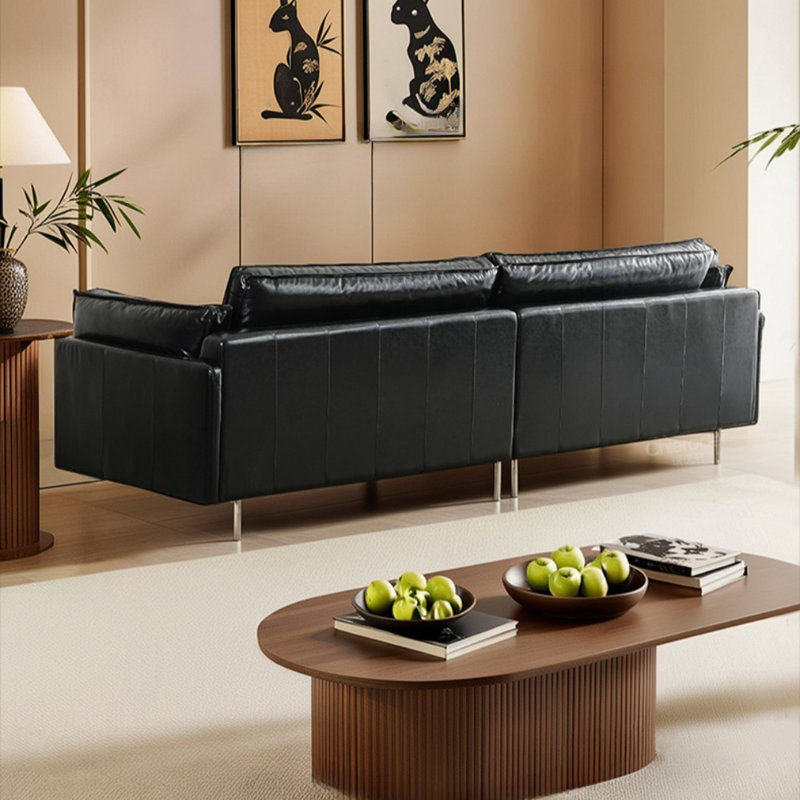 Designer Solid Wood Modular Straight Sofa