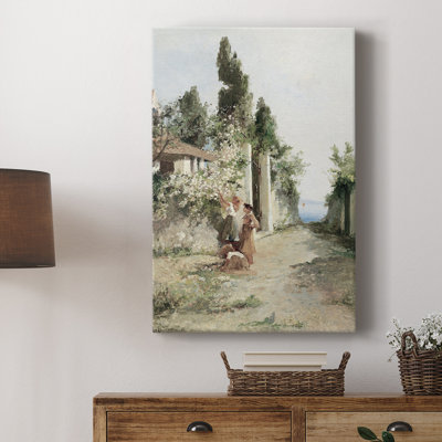 Vintage Floral Print CLV -Gallery Wrapped Cavas