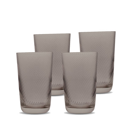 18 oz. Aftina Retro Smoke Verre cristal Highball