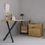 Bureau en L avec armoire de rangement Bassheva 59,05