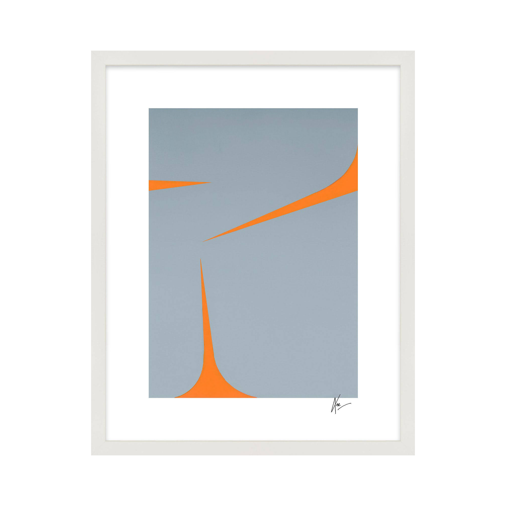 Clouds 1 by Lee Lessem, White, 24" W x 30" H