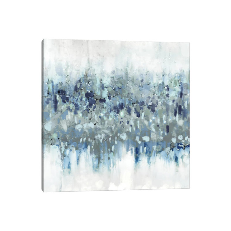 «Blue Crossing I» par Dan Meneely, reproduction d'art sur toile tendue, H 12 po x l 12 po x P 0,75 po