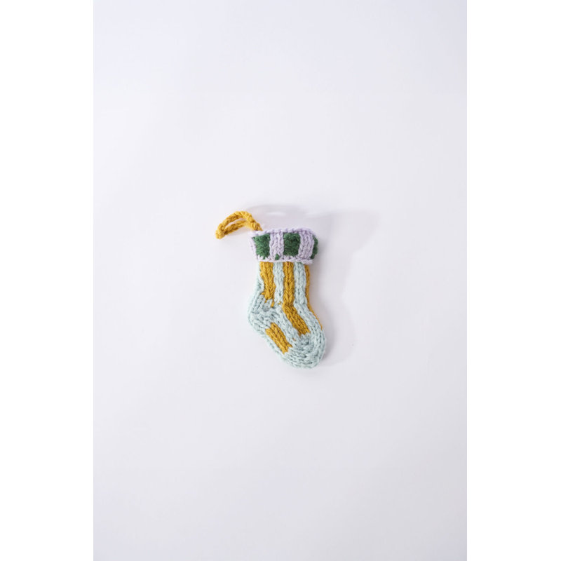 Tiny Stocking Ornament 6"x 4"
