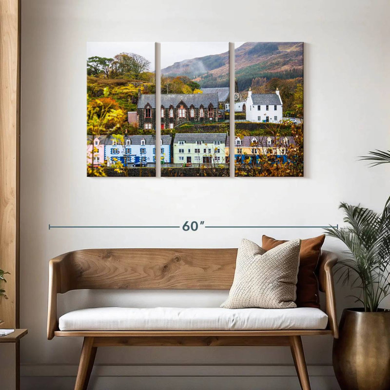 Bâtiments de Portree Town, H 28 po x l 45 po