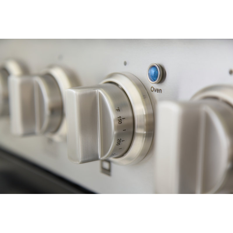 Kucht 30'' W Dual Fuel Free Standing Range, Natural Gas, Black