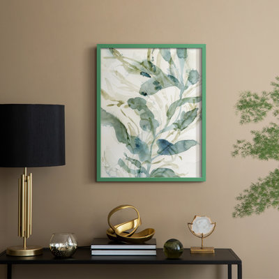 Underwater Botany III, reproduction encadrée - bois massif