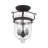 Husman Glass Semi Flush Mount-16518407-16518414