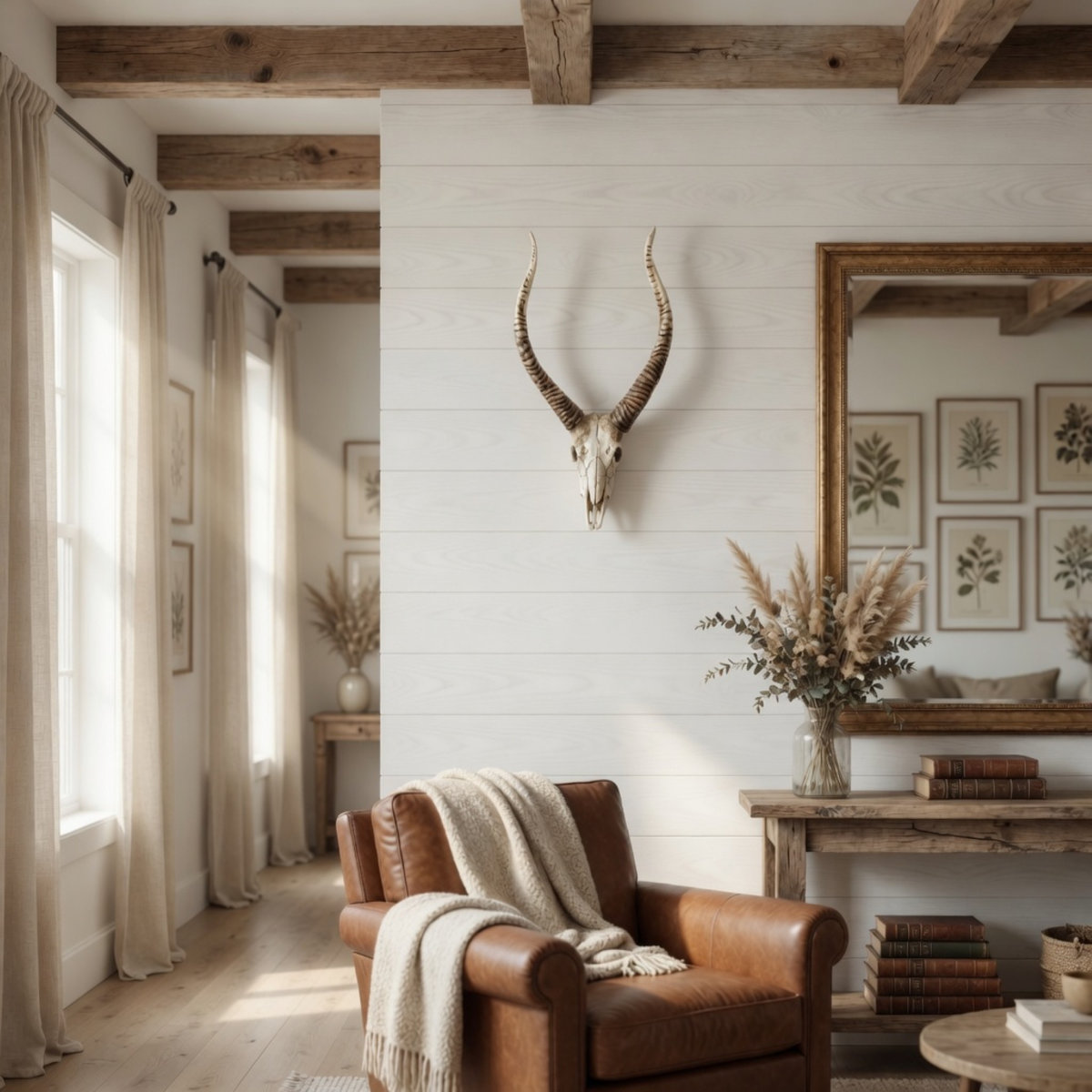 Zentique Goat Skull Wall Decor