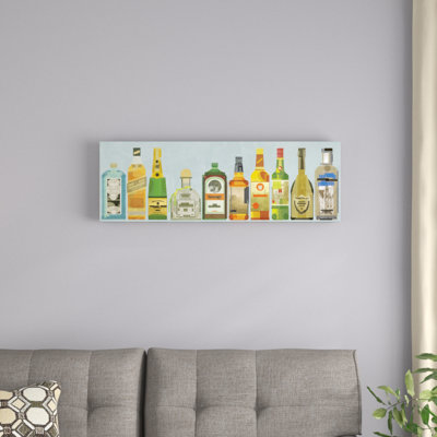 " Liquor Bottles Pano " by 5by5collective