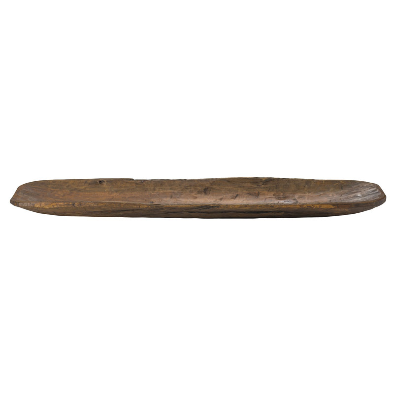 Solid Wood Tray, Brown