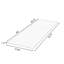 Coussin de chaise longue d'extérieur pliable avec housse amovible Luna-287940932