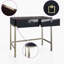 LYRA 228.6cm Glass Top Console Table-110459490
