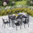6 - Person Patio Dining Set with Rectangular Table