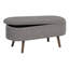 Spillville Polyester Blend Upholstered Storage Bench-2080618123