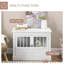 Enceinte de litière en bois manufacturé Sheri-403003833