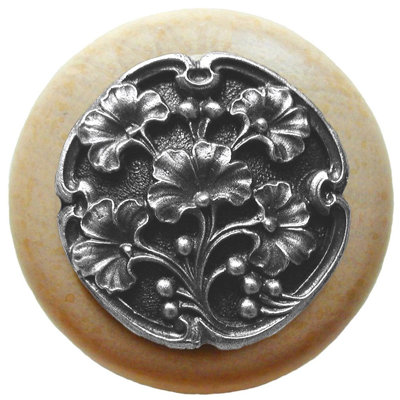 Poignée champignon 1,5 po de diamètre Leaves