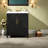 Modern Black Vanity And Sink, Solid Wood Mdf, Space-saving Bathroom Storage