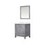 Meuble-lavabo de salle de bain 30 po X P 22 po D, plateau en marbre de Carrare Miroir-610859488-610859501