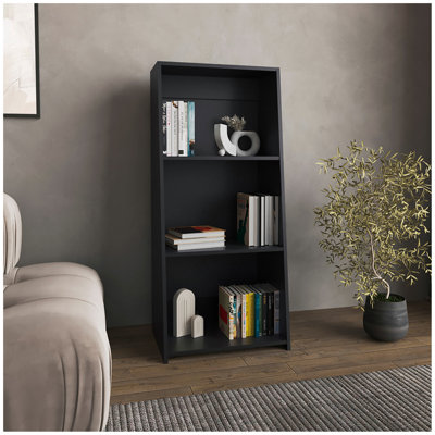 Bibliothèque Piney, bureau, noir