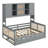 Wooden Daybed With Trundle, And All-In-One Cabinet And Shelf-64153647-64153644