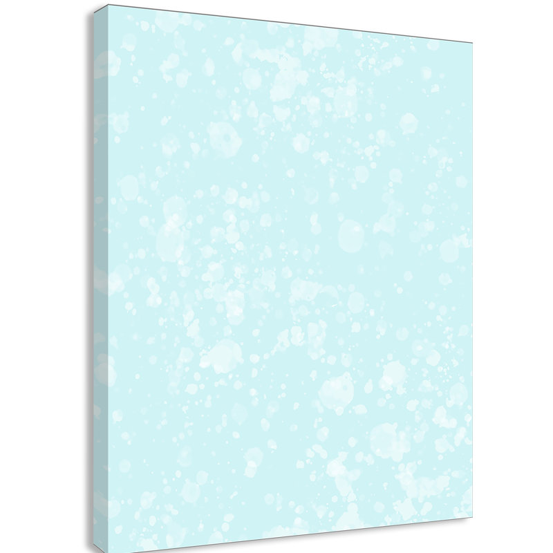 Impression sur papier de bulles fantaisistes, H 14 po x l 11 po x P 1,5 po, Canevas