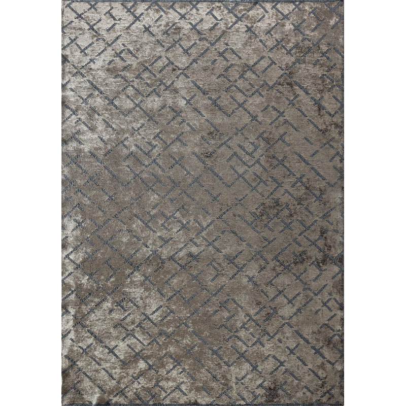 Contemporain abstrait géométrique, Rectangle 9 pi 10 po x 14 pi