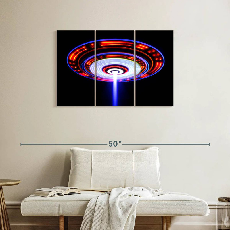 Kelan UFO Lights, 24" H x 38" W