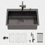 Drop-In Single Bowl Stainless Steel Kitchen Sink
